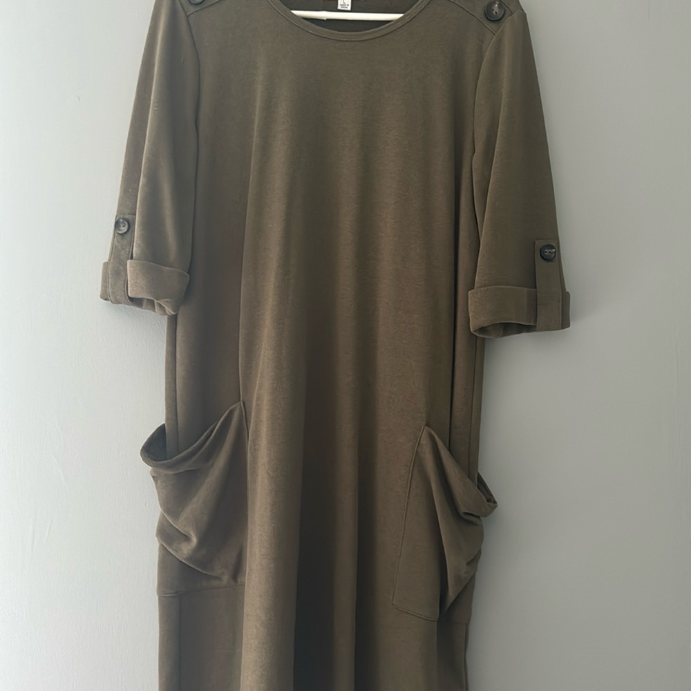 Ophelia roe women’s olive green dress